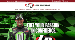 Desktop Screenshot of leafracewear.com